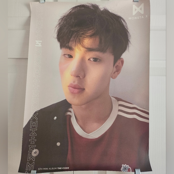 Monsta X - The Code - Mini Album Posters (2 versions - Shownu & Jooheon) - Picture 5 of 6